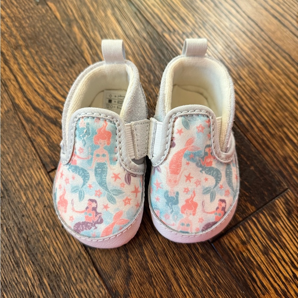 Baby Vans, Baby Vans Sneakers, Mermaid, Baby Mermaid Vans, infant size 2, girls
